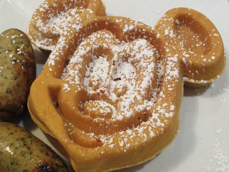 Mickey Mouse Belgian Waffle